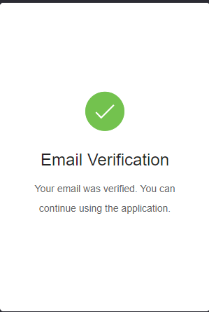 email verification 